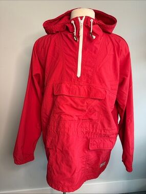 L.L. Bean Anorak Bright Red NWOT XXL